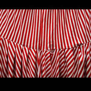 Red And White Dhothi Pants