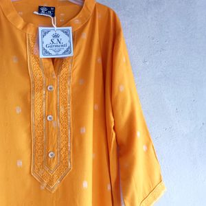 Yellow Kurti For Women