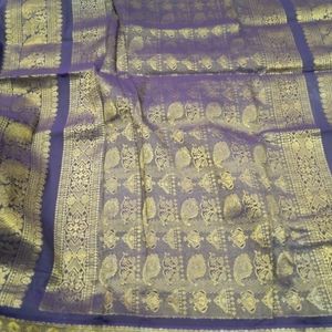 Purple Old Traditional Saree