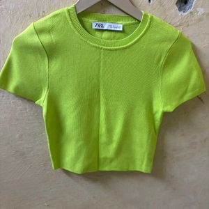 Zara Neon Top