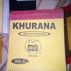 Duplicate Book No. 0