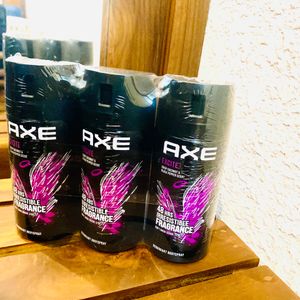 2 Ct Axe 4 Oz Excite Crisp CoconutBlack Pepper 48h