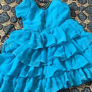 2-5yrs Kids Frock With Frills