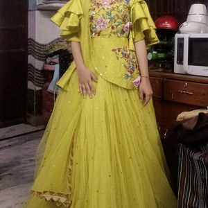 Haldi Mehendi Lehenga 💖