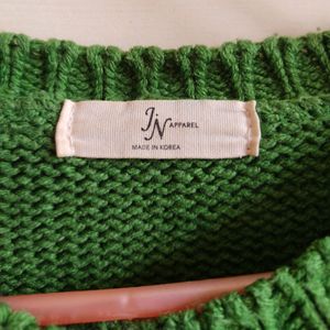 Green Cardigan