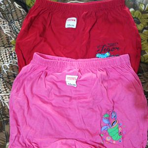 Dixcy Girls Bloomers Pack Of 2 For 4,6 Age