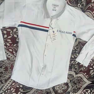 Us Polo Assn White Shirt