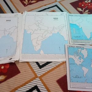 Graph Papers, Maps And Comment Sheets