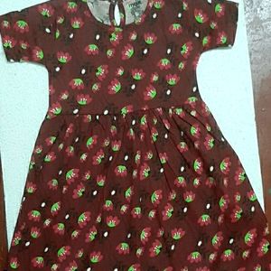 7 To 8 Yrs Cotton Frock