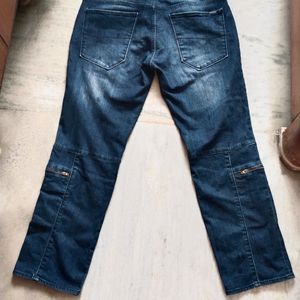 Roadster Blue Jeans With Down Pockets