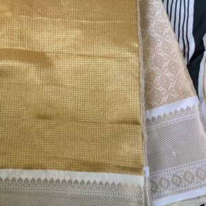 Gold Jarugai Saree