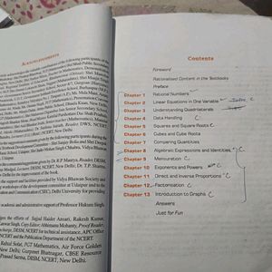 Mathematics Class 8th Book