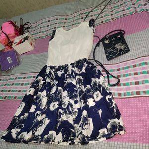 Kids Combo Of 4-Dress + Bag + Top + Pants