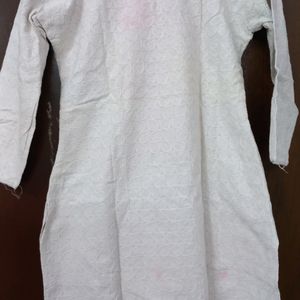 Women White Kurti