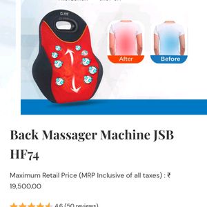 New Jsb Back Massager Pain Relief