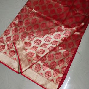 Beautiful Red Pattu Saree