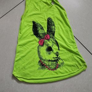 Neon Green Beach Wear Top