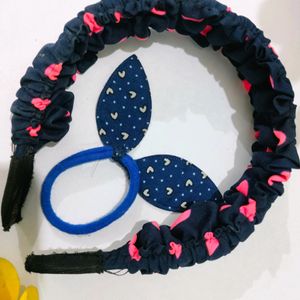 Hairband With Rubber Band