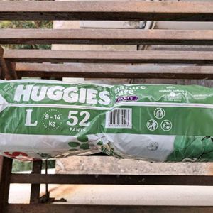 Huggies Nature Care Pants, Large Size 52 Count