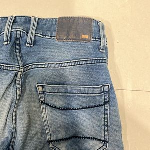 Men’s Washed Blue Jeans