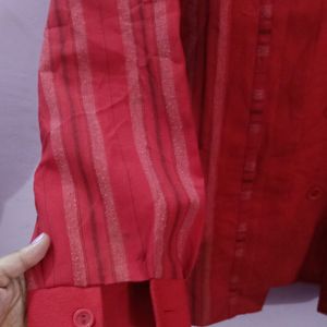 Red Designer Foreign Brand Shirt