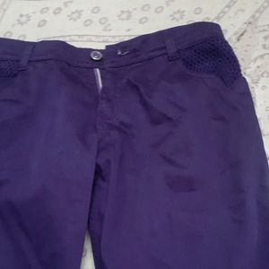 Purple Jeggings Jeans