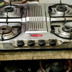 Gas stove 4 Burner Stainless Steel