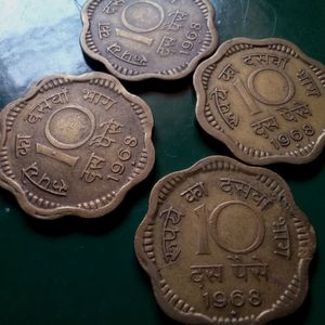 10 Paise Coins (1965-1971)