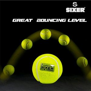 Light Yellow Colour Sixer Tennis Ball Pack Of 1