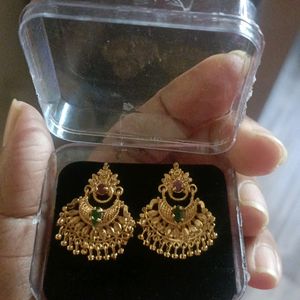 One Gram Gold Earrings