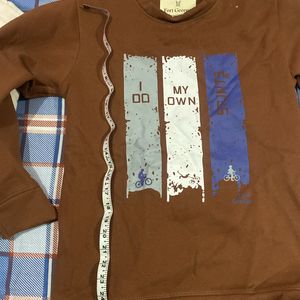 SWEATSHIRT BROWN COLOUR