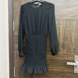 Black Smocking Dress