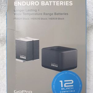 Gopro Dual Charger + 2 Enduro Batteries Go Pro