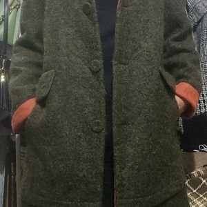 Imported Olive Green Coat