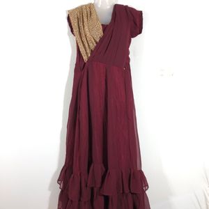 Maroon Casual Dress(Women’s)