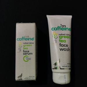 Mcaffeine face wash & serum cOMbOoo