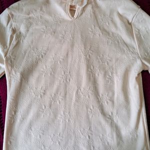 Women's Korean Pearl Neck Top