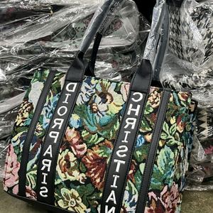 CD Floral Tote