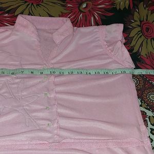 Pink Western Kurti