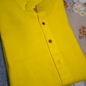 Yellow Mans Kurta