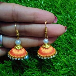 Silk Thread Earings