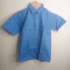 Blue Colour School And Medical Shirt (Men's)