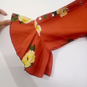 FLORAL TOP FORMAL WEAR