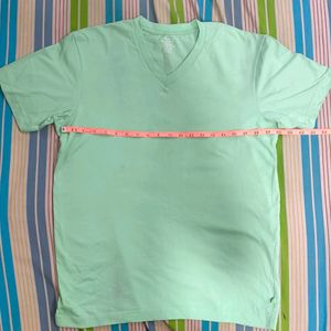 Jockey Flourescent Green T-shirt Size L