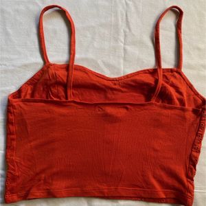 Red Women Crop Combo Top