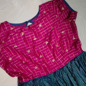 Pure Kanchi Pattu Lang Kurta