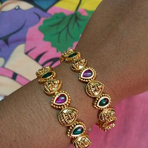 Lakshmi Bangle With Multistone. New 2.6