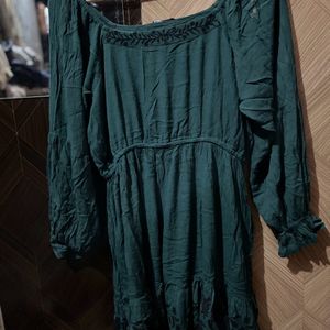 Dark Green Dress