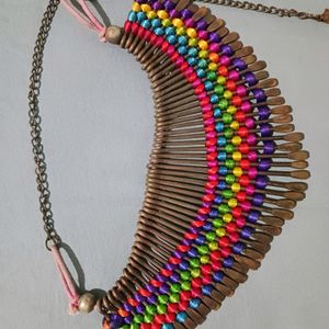 Multicolour Ethnic Necklace