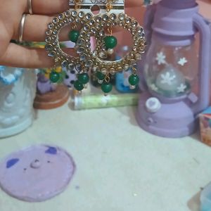 HANDMADE KUNDAN EARRINGS